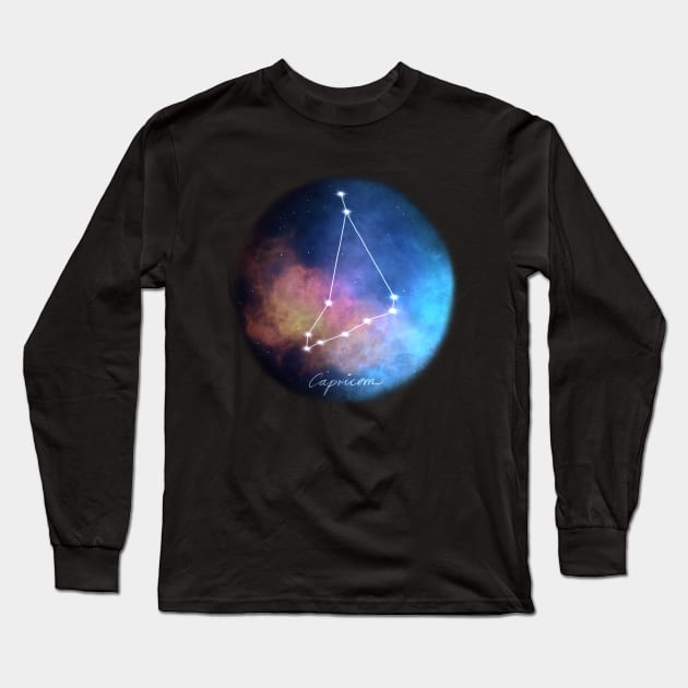 Capricorn Long Sleeve T-Shirt by Monstrous1